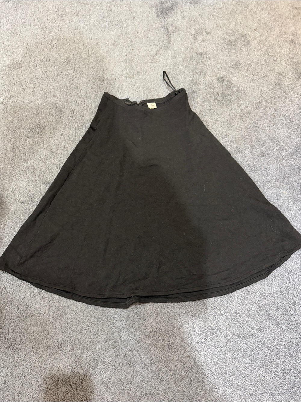 Black A-Line Women’s Skirt